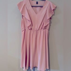 Pink Ruffle Sleeve